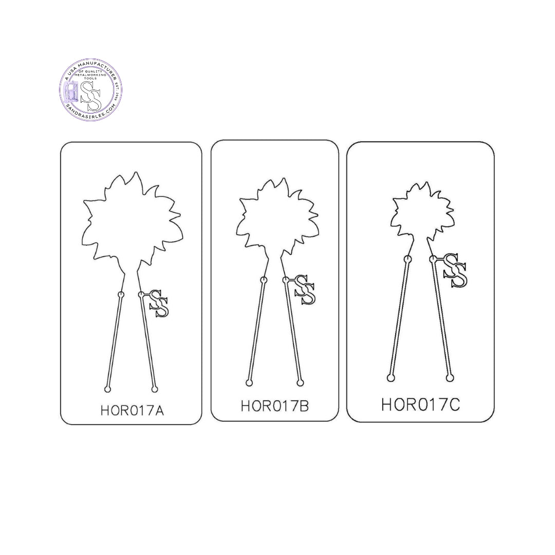 PANCAKE DIE HOR017 FLOWER/LEAVES 1